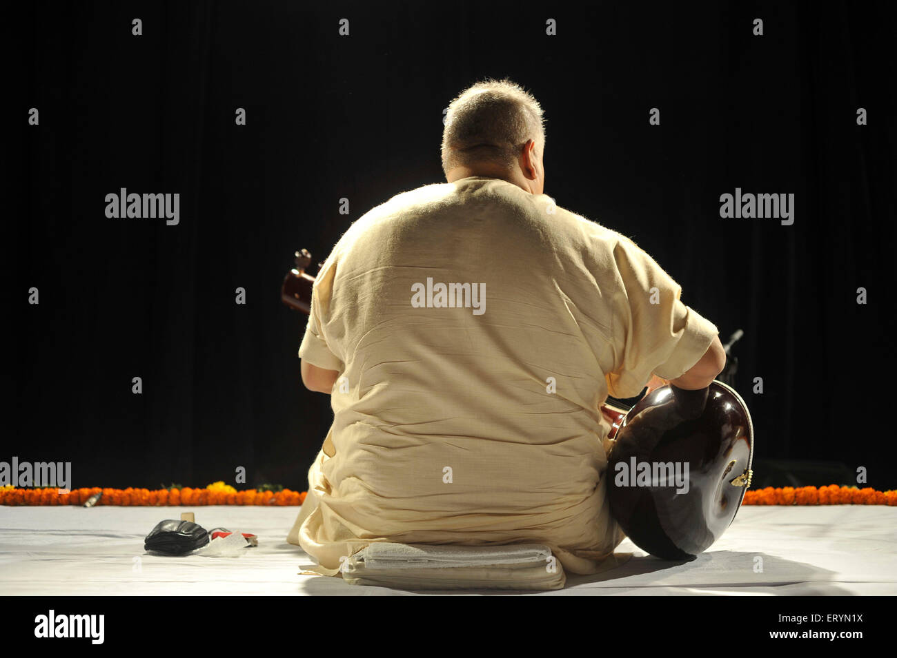 Indian sitar player hires stock photography and images Alamy