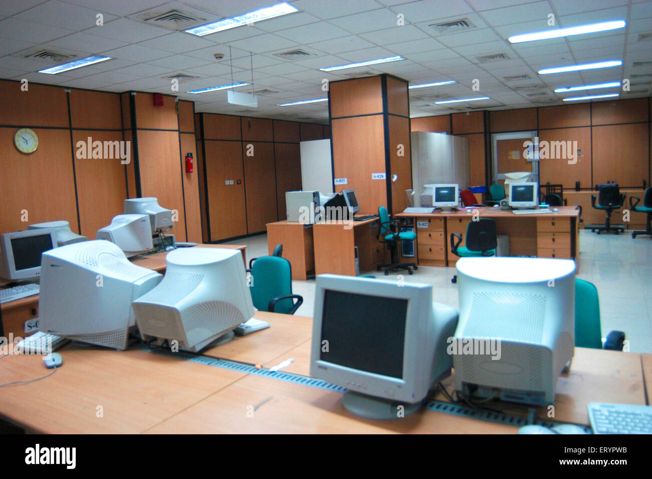 Income tax office interior , BKC , Bandra Kurla Complex , Bombay ,  Mumbai ; Maharashtra ; India , Asia Stock Photo