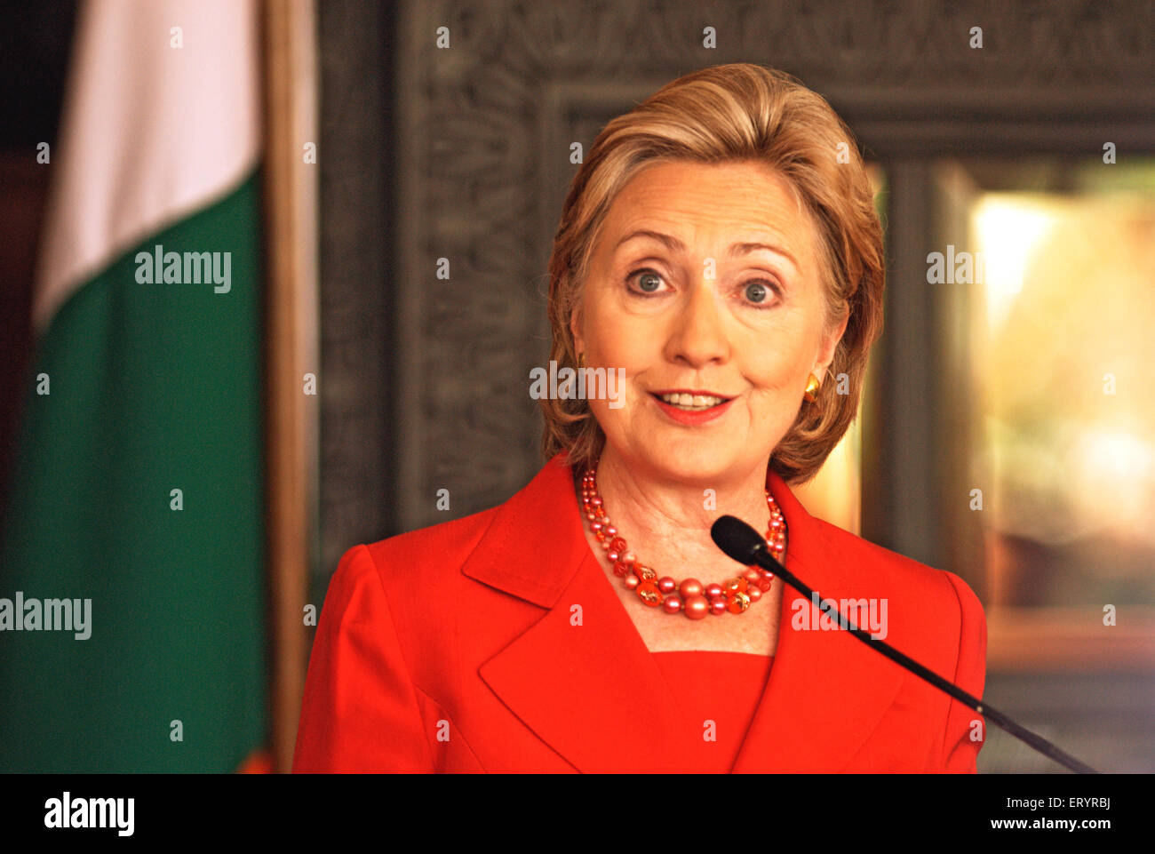 Hillary Rodham Clinton , Former United States Secretary of State , Hillary Diane Rodham Clinton , American politician, diplomat, lawyer, writer, USA Stock Photo
