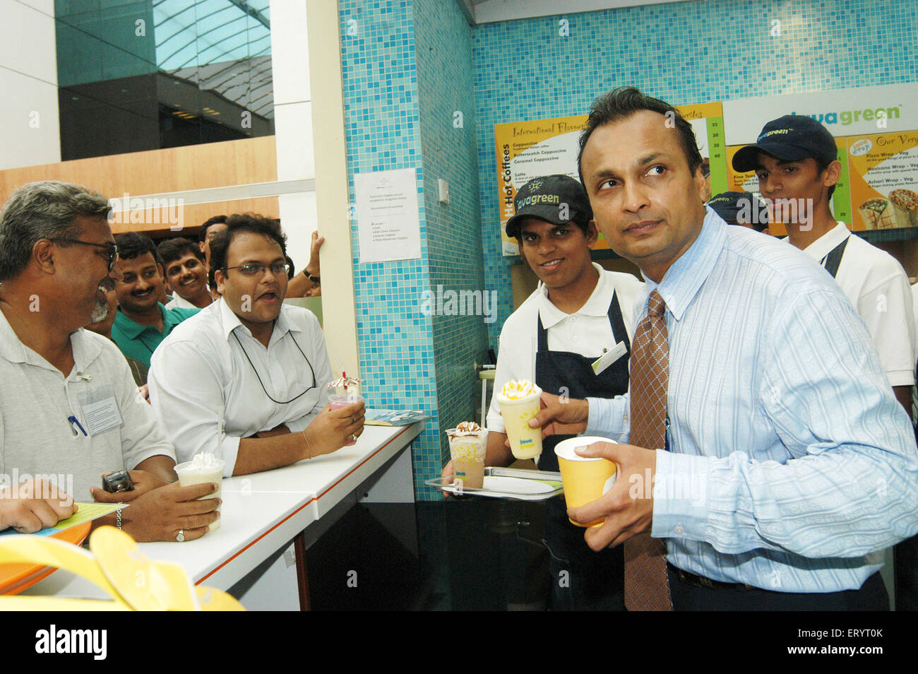 Anil Dhirubhai Ambani , Chairman , Reliance Infocomm , Dhirubhai Ambani Knowledge City , DAKC , Kopar Khairane , New Bombay , Navi Mumbai , India Stock Photo