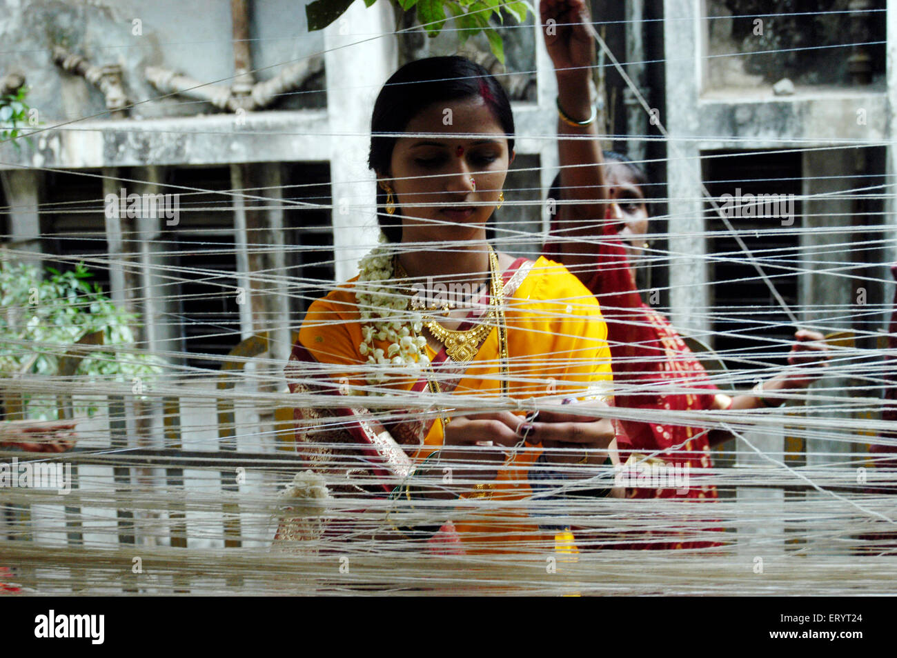 Vat Purnima , vatapurnima , Vat Savitri puja , Hindu women celebration festival , India , Asia Stock Photo