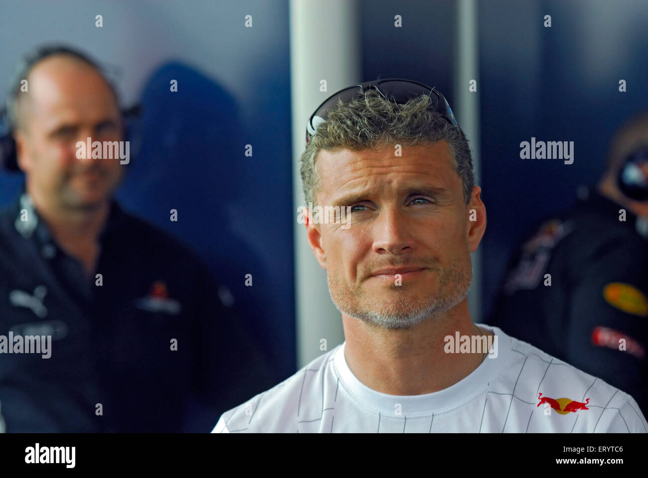 David Coulthard , British racing driver , David Marshall Coulthard , presenter, commentator , journalist , Scotland , UK , United Kingdom , Stock Photo
