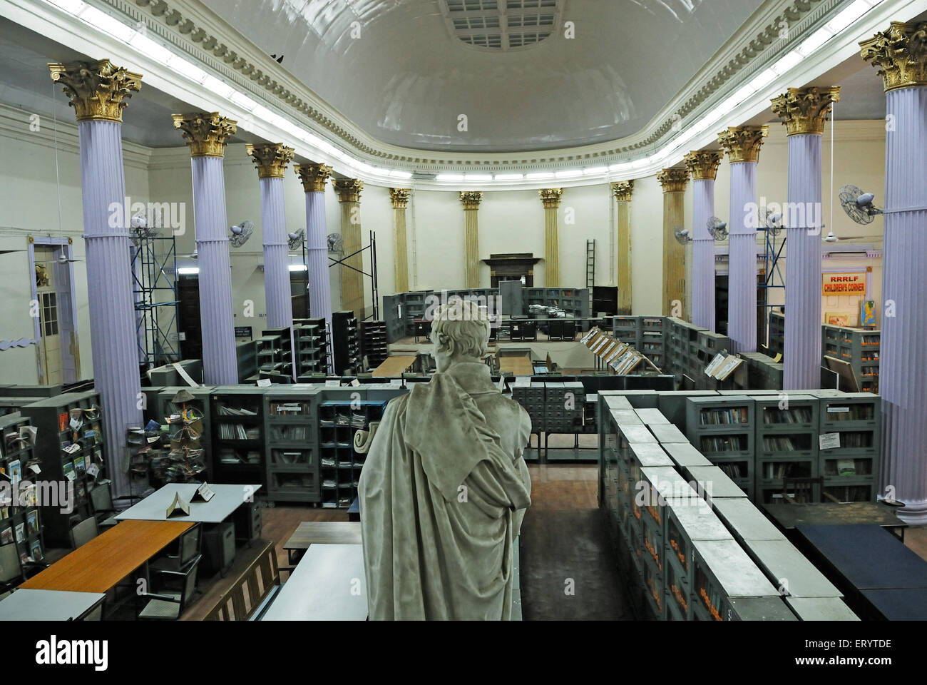 Town hall asiatic library Bombay Mumbai ; Maharashtra ; India Stock