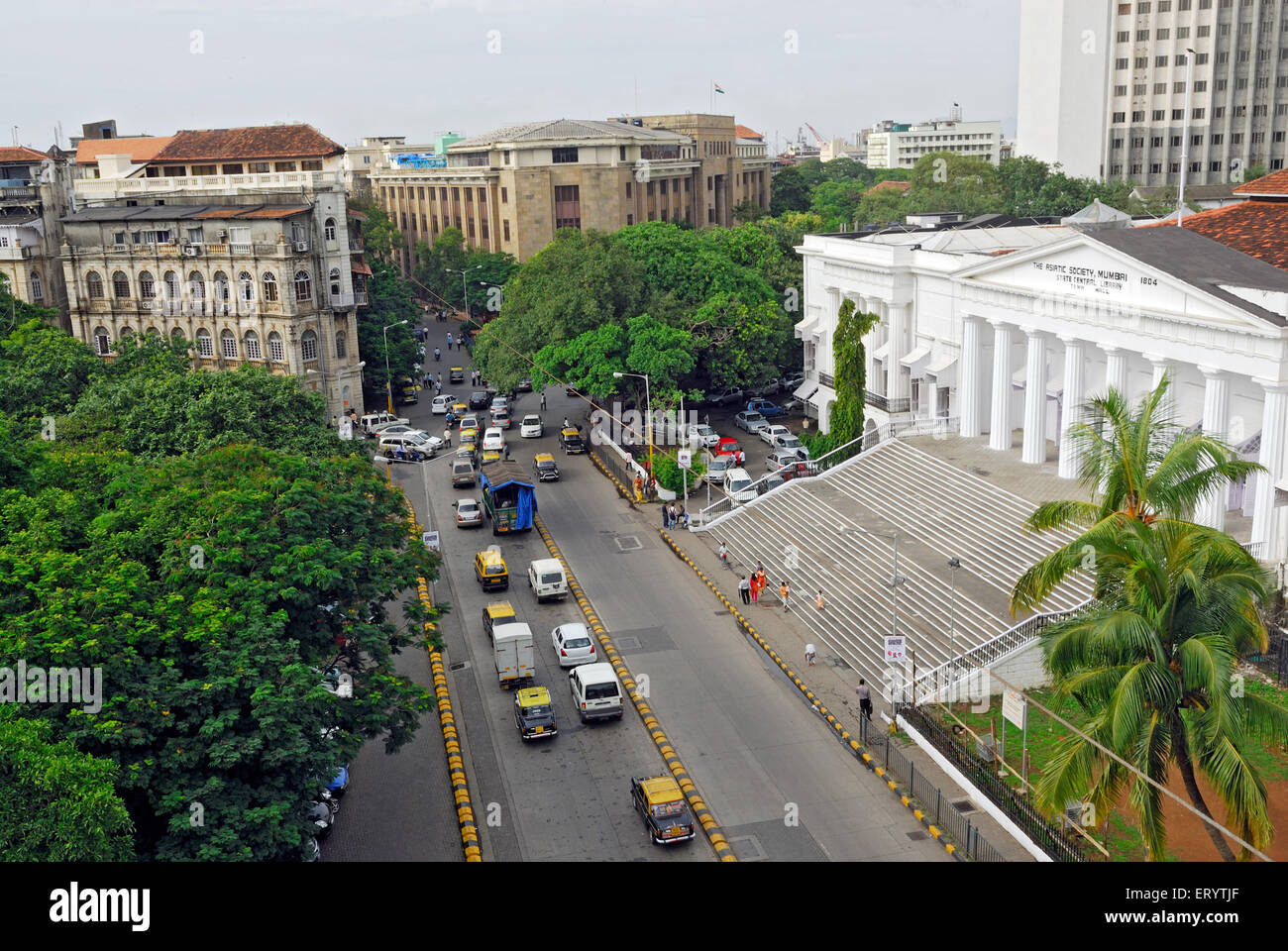 Town hall asiatic library Bombay Mumbai ; Maharashtra ; India Stock Photo