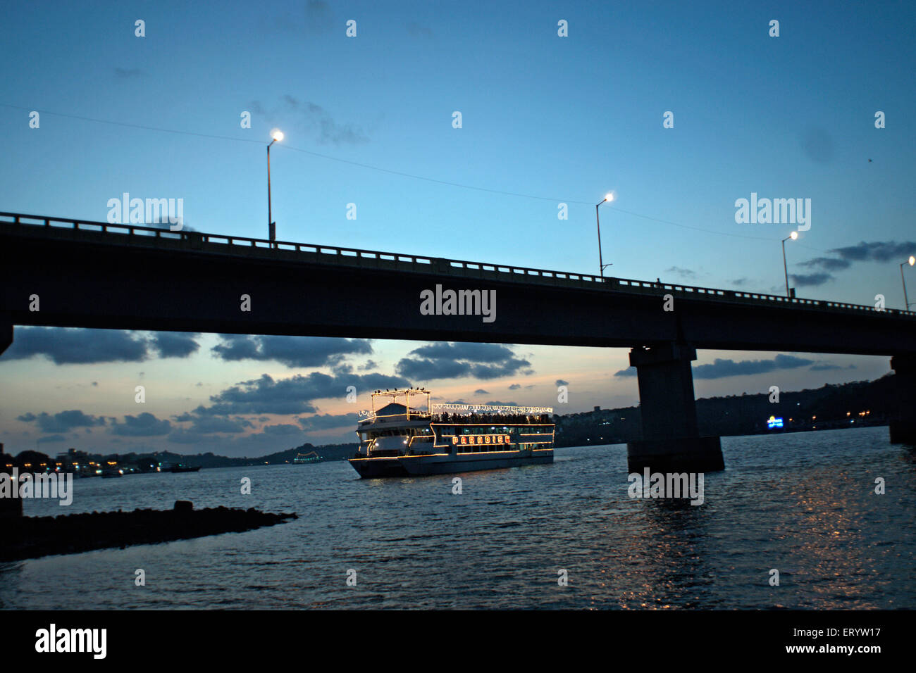 Mandovi river cruise , Panji , Panjim , Goa , India , Asia Stock Photo