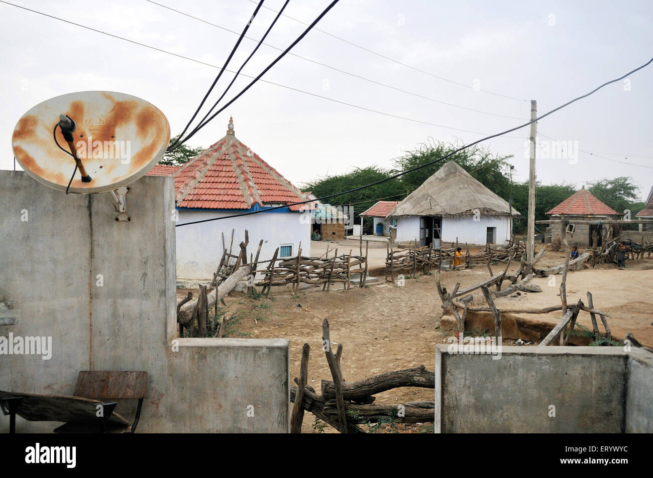 Dhordo village at bhuj ; Kutch ; Gujarat ; India Stock Photo