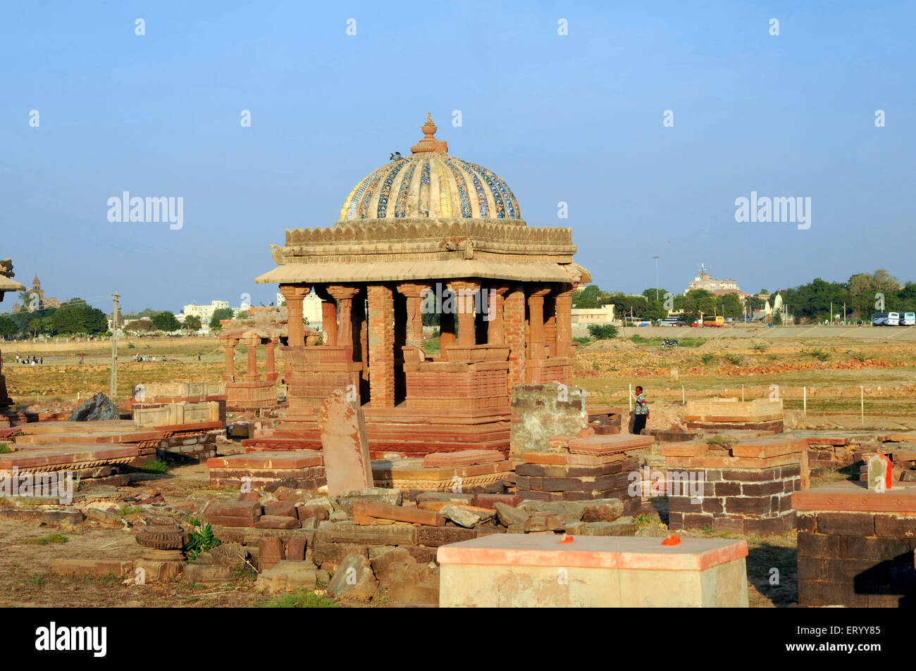 Royal Cenotaph , Chhatri , Bhuj , Kutch , Kachchh , Gujarat , India , Asia Stock Photo