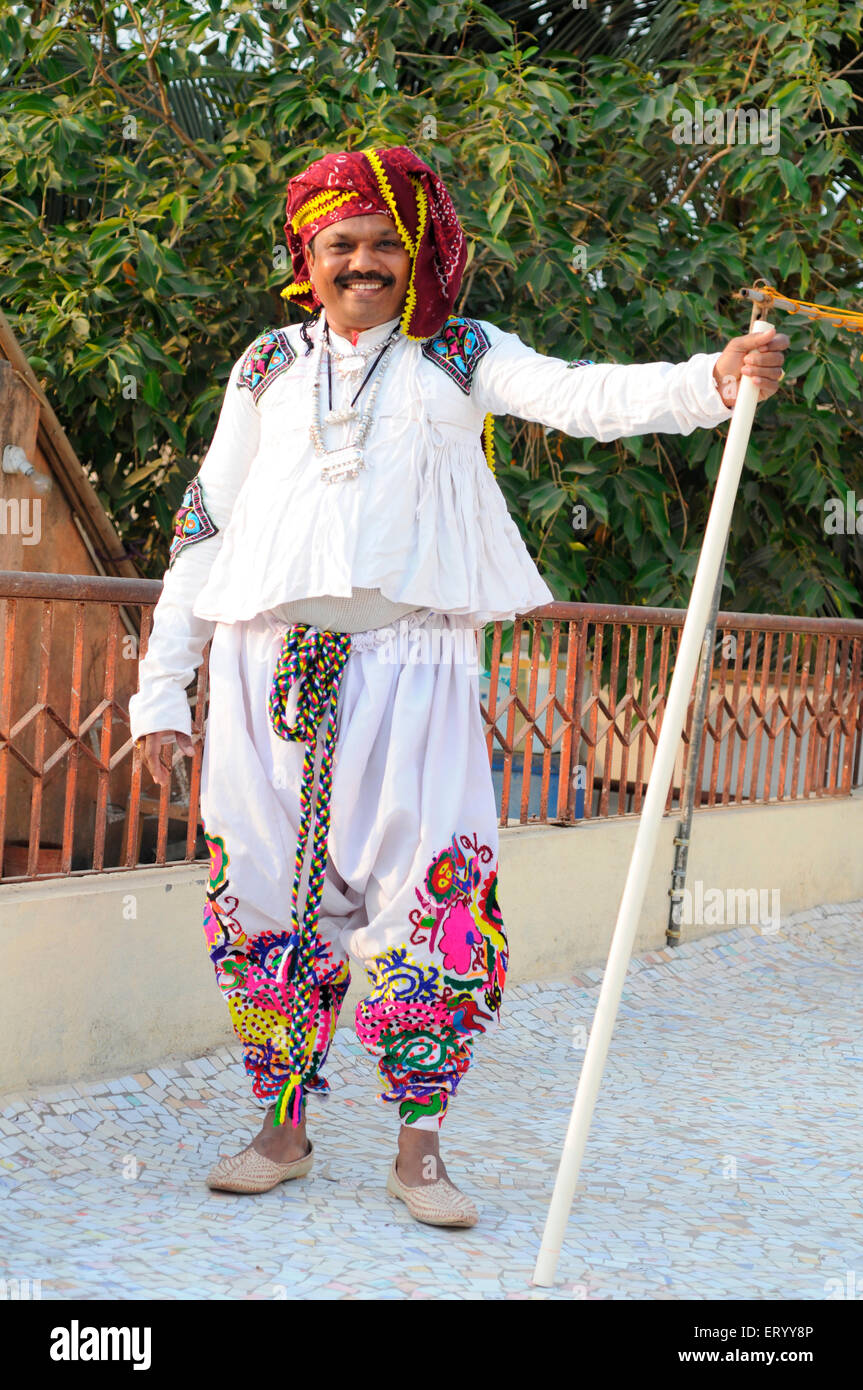 Kanbi tribal man ; Bhuj ; Kutch ; Gujarat ; India  MR#771B Stock Photo