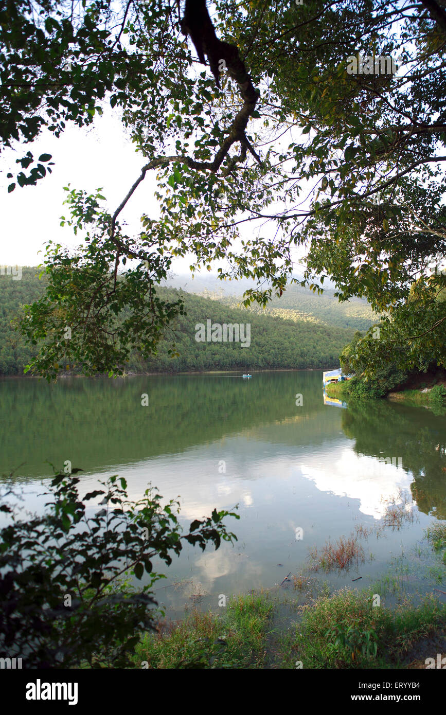 Kundala Dam Lake , Munnar , hill station , Idukki district , Western Ghats mountain , Kerala , India , Asia Stock Photo