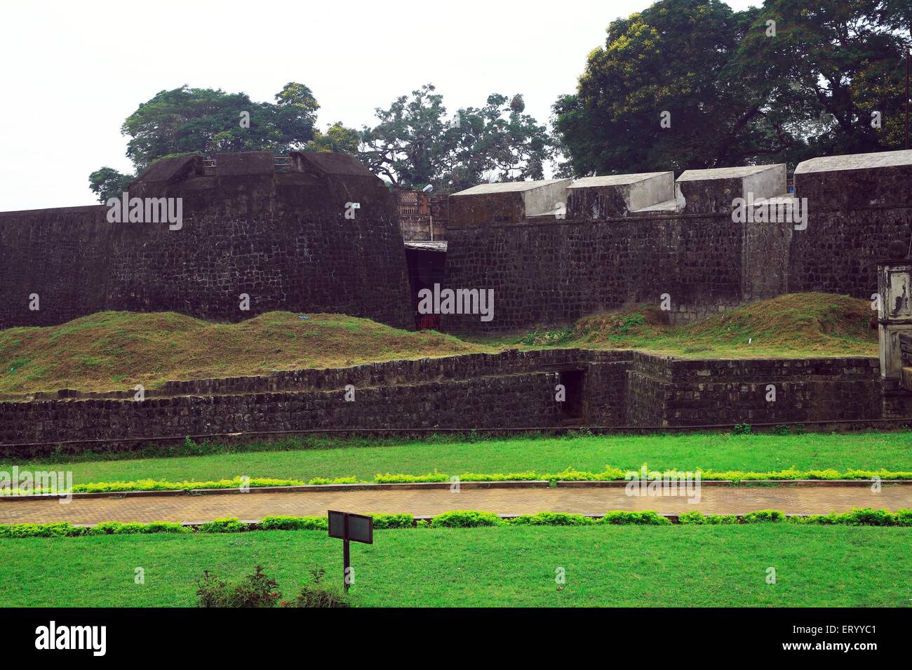 Fort ; Palakad ; Kerala ; India Stock Photo