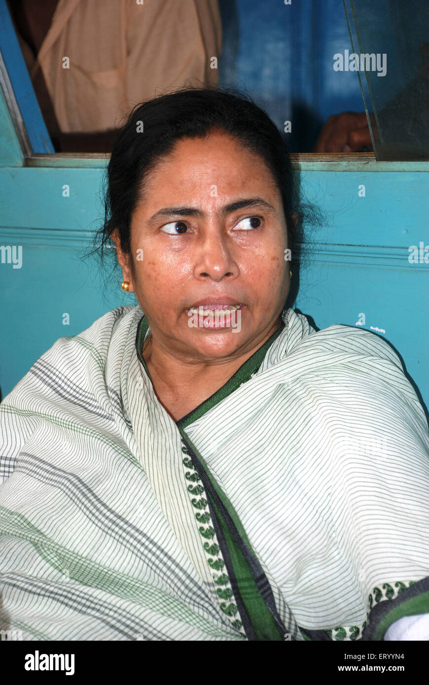Mamata Banerjee , Chief Minister of West Bengal , Indian politician , Founder , All India Trinamool Congress , Kolkata , West Bengal , India , Asia Stock Photo