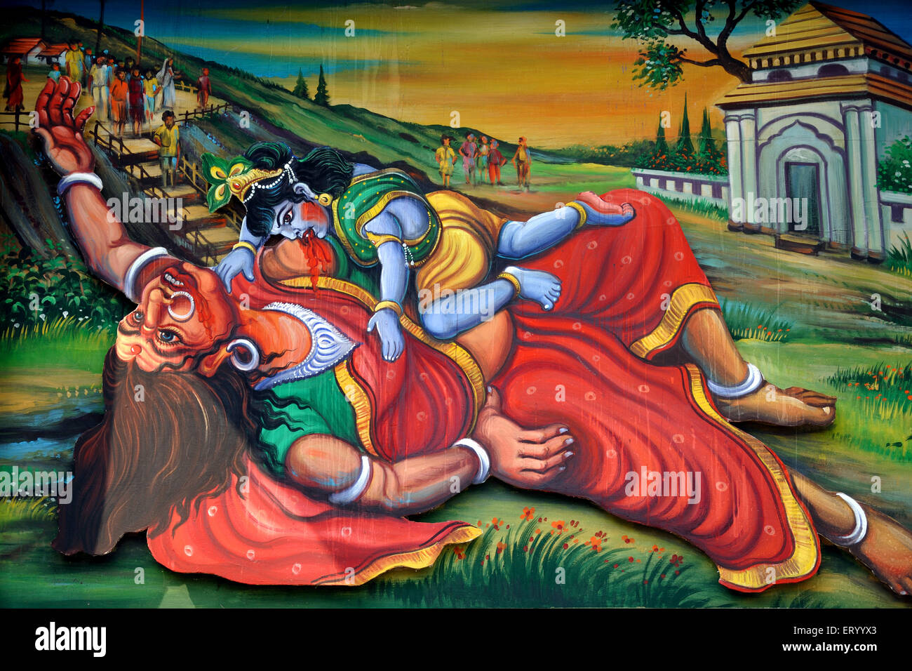 Krishna leela hi-res stock photography and images - Alamy