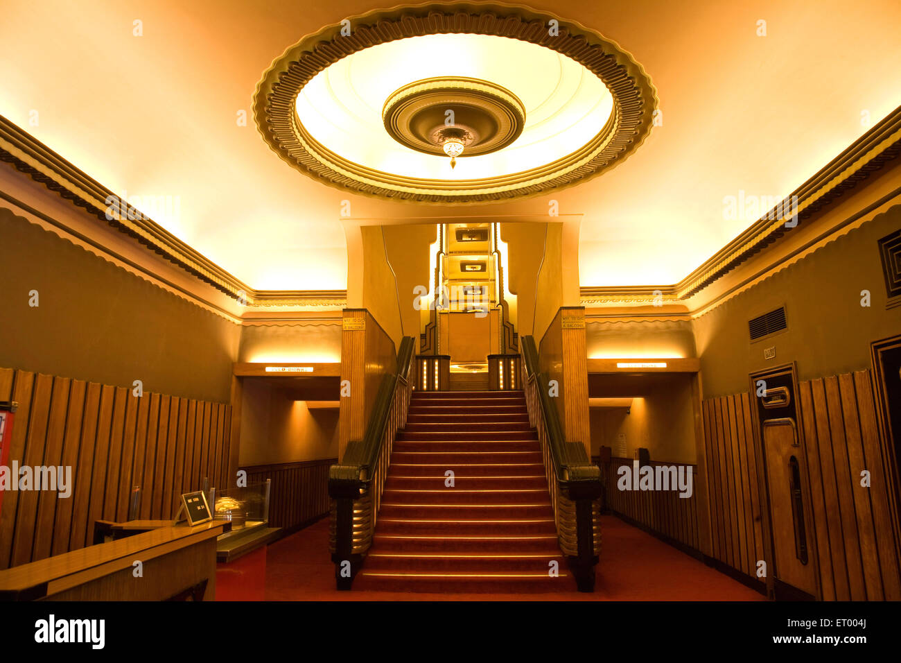 Interior of liberty theatre ; Bombay Mumbai ; Maharashtra ; India Stock