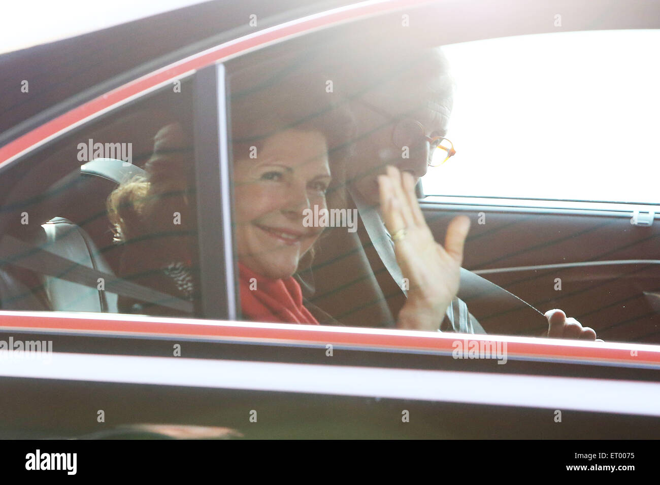 Queen Silvia of Sweden arriving on a regular flight from Stockholm at Tegel airport.  Featuring: Silvia von Schweden Where: Berlin, Germany When: 06 Dec 2014 Credit: WENN.com Stock Photo