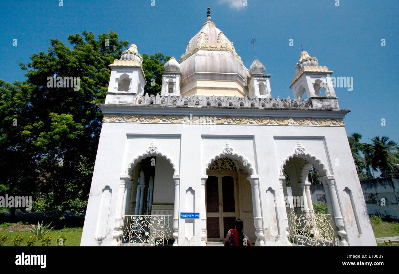 Temple in Cossimbazar Rajbari Palace , Kasim Bazar , Berhampore , Murshidabad , West Bengal , India , Asia Stock Photo