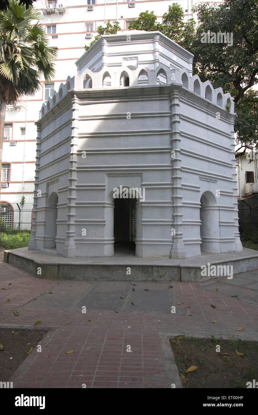 Hexagonal burial ground in St. John's Church , Calcutta , Kolkata , West Bengal , India , Asia Stock Photo