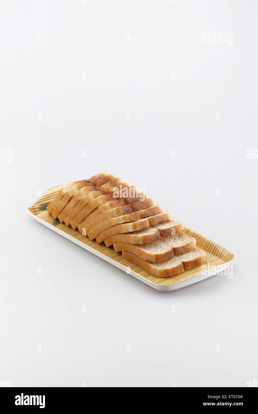 Sliced brown bread Stock Photo