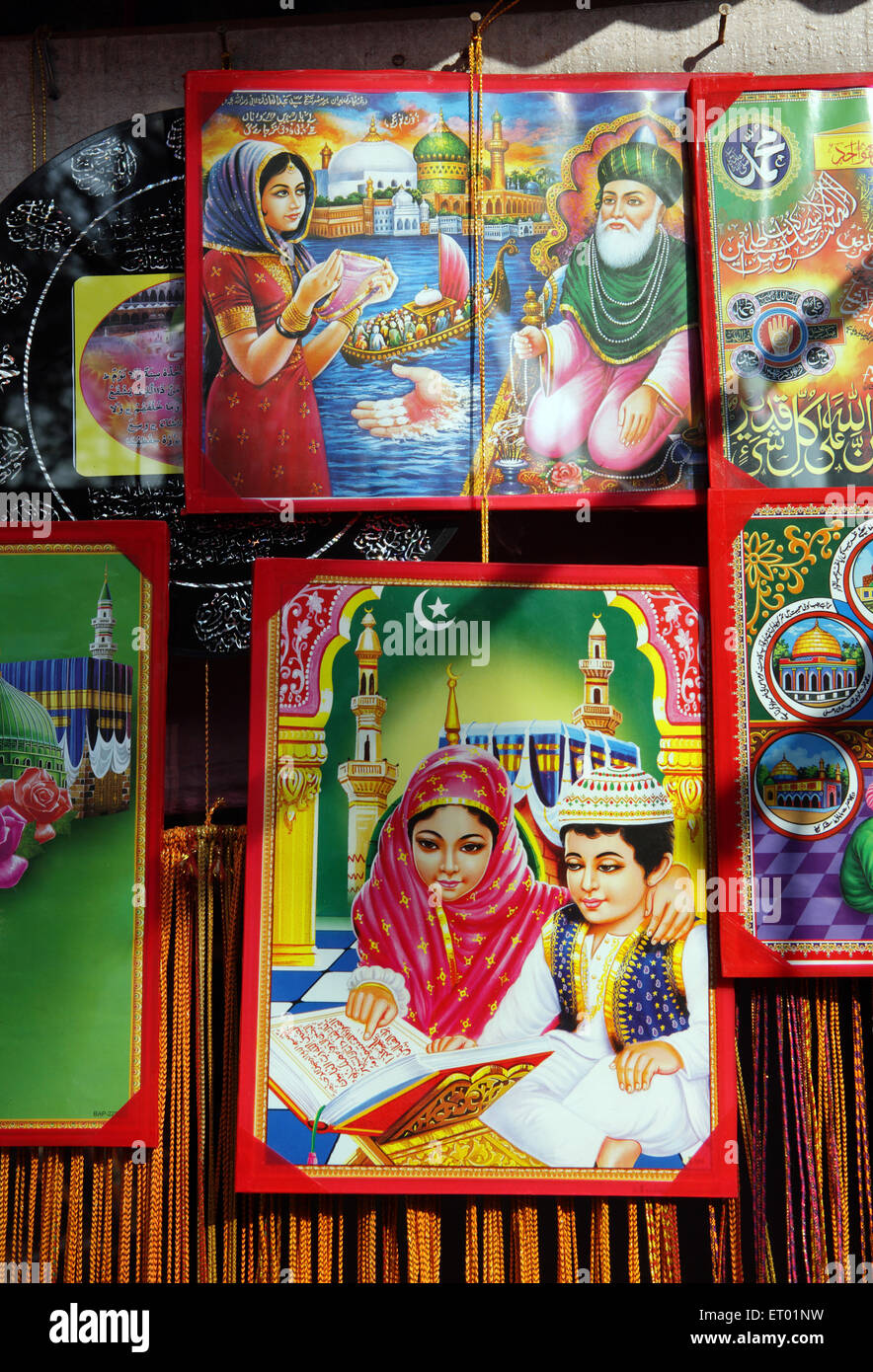 Islamic teaching pictures , Poa Mecca Dargah Sarif , Powa Makkah , Barmaqam , Hajo , Assam , India , Asia Stock Photo