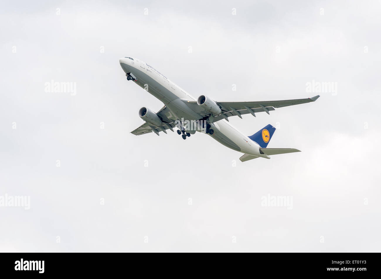 Lufthansa Airplane Stock Photo