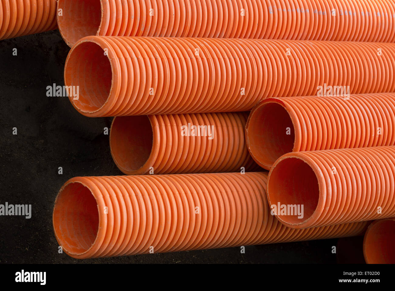 Under Ground Laying of PVC Structured Pipes Ghatkopar Mumbai India Asia