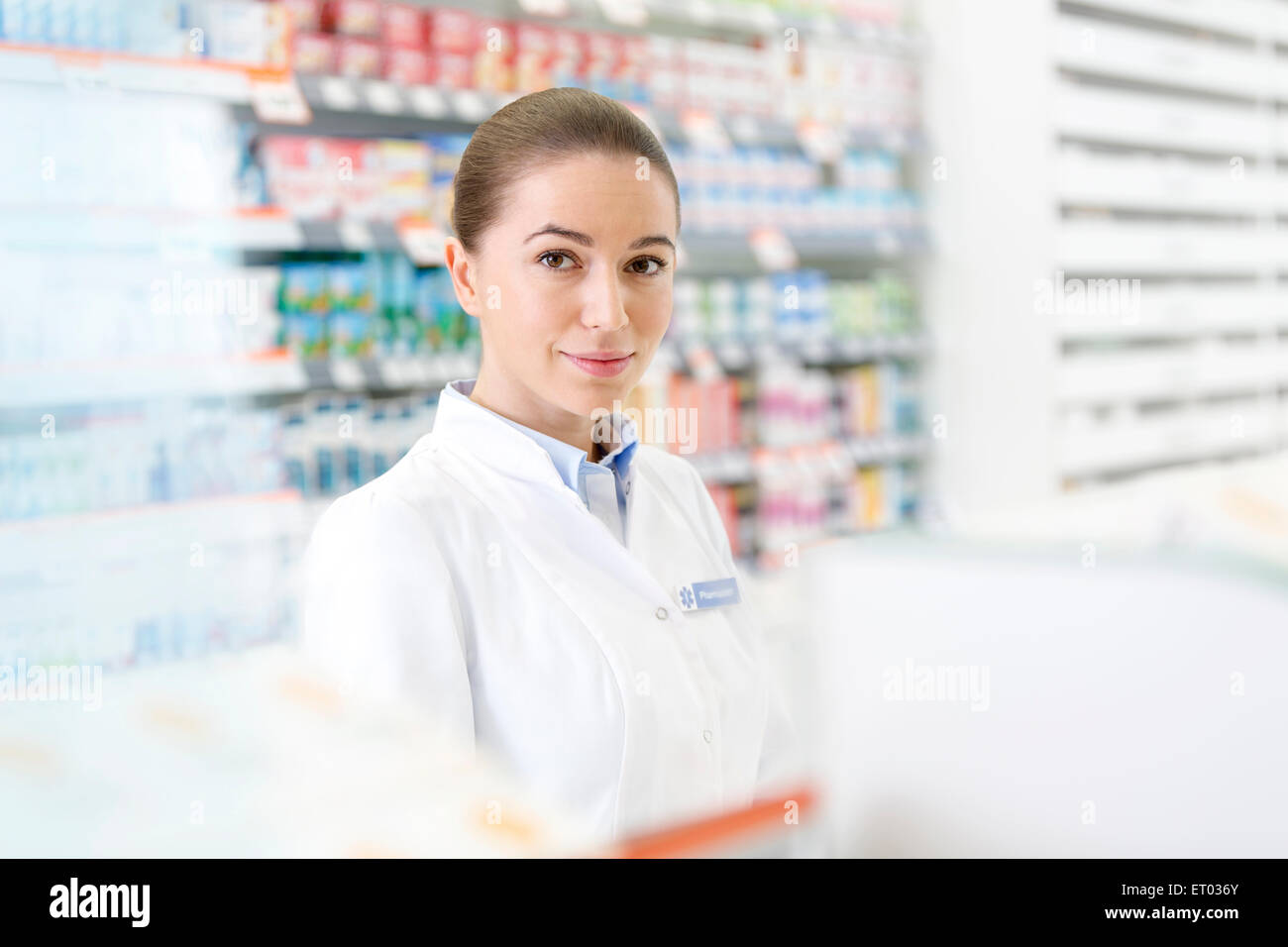 Young pharmacist portrait hi-res stock photography and images - Alamy