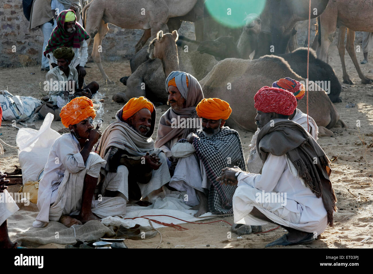 Pushkar Mela ; Rajasthan ; India Stock Photo