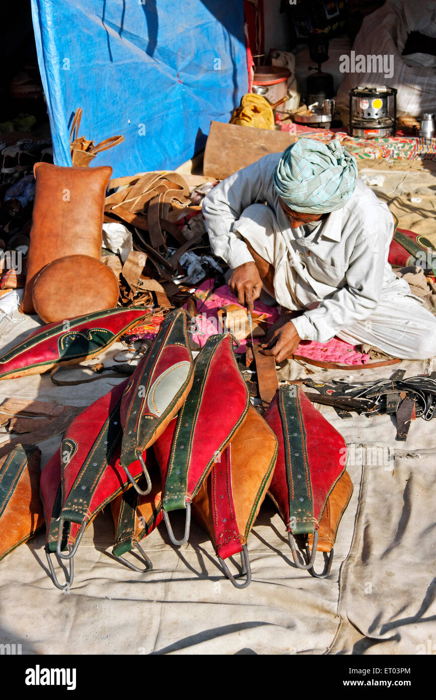Kopi Water Bags Made From Camel Leather Rajasthan India Stock Photo Alamy