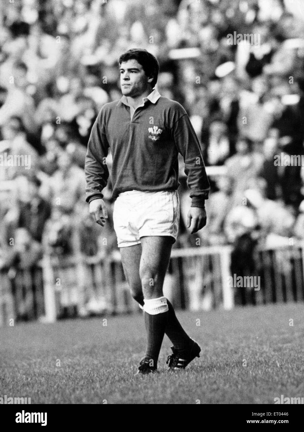 Richard Wintle, London Welsh & Wales, Rugby Union FC Player, Circa 1988. Stock Photo