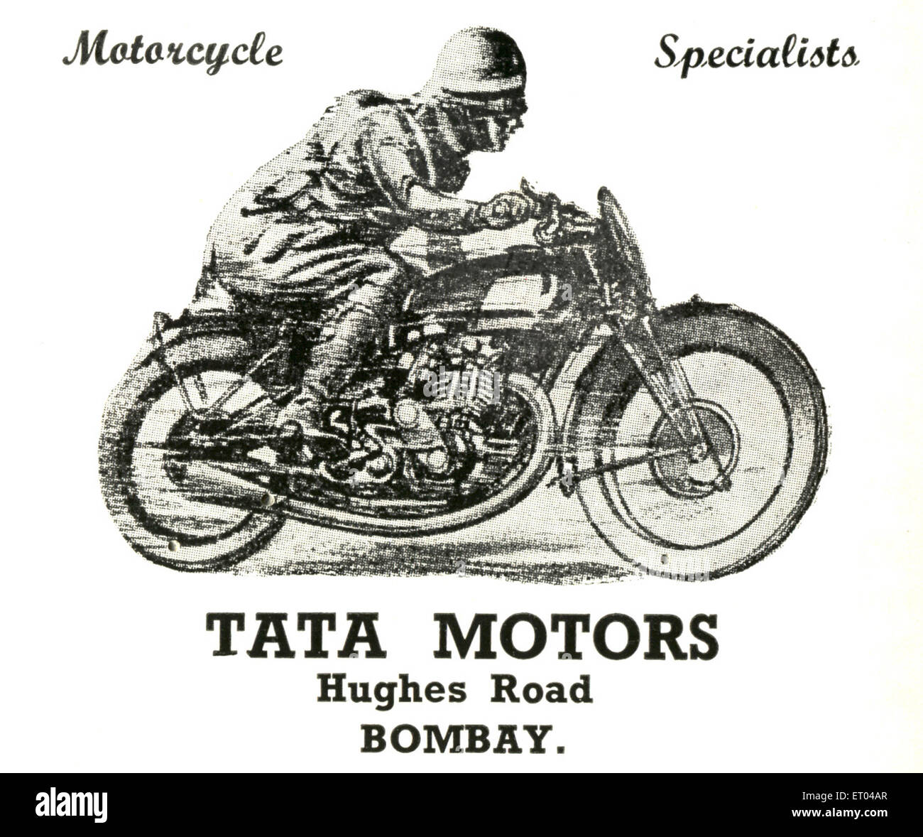 Advertisement ; Parsi Lustre BK ; Tata Motors Stock Photo