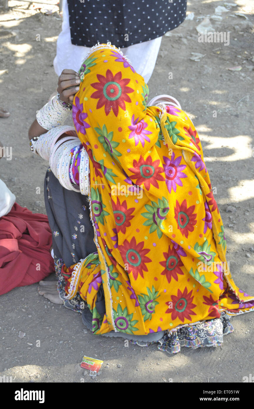 Gujarati woman India Stock Photo