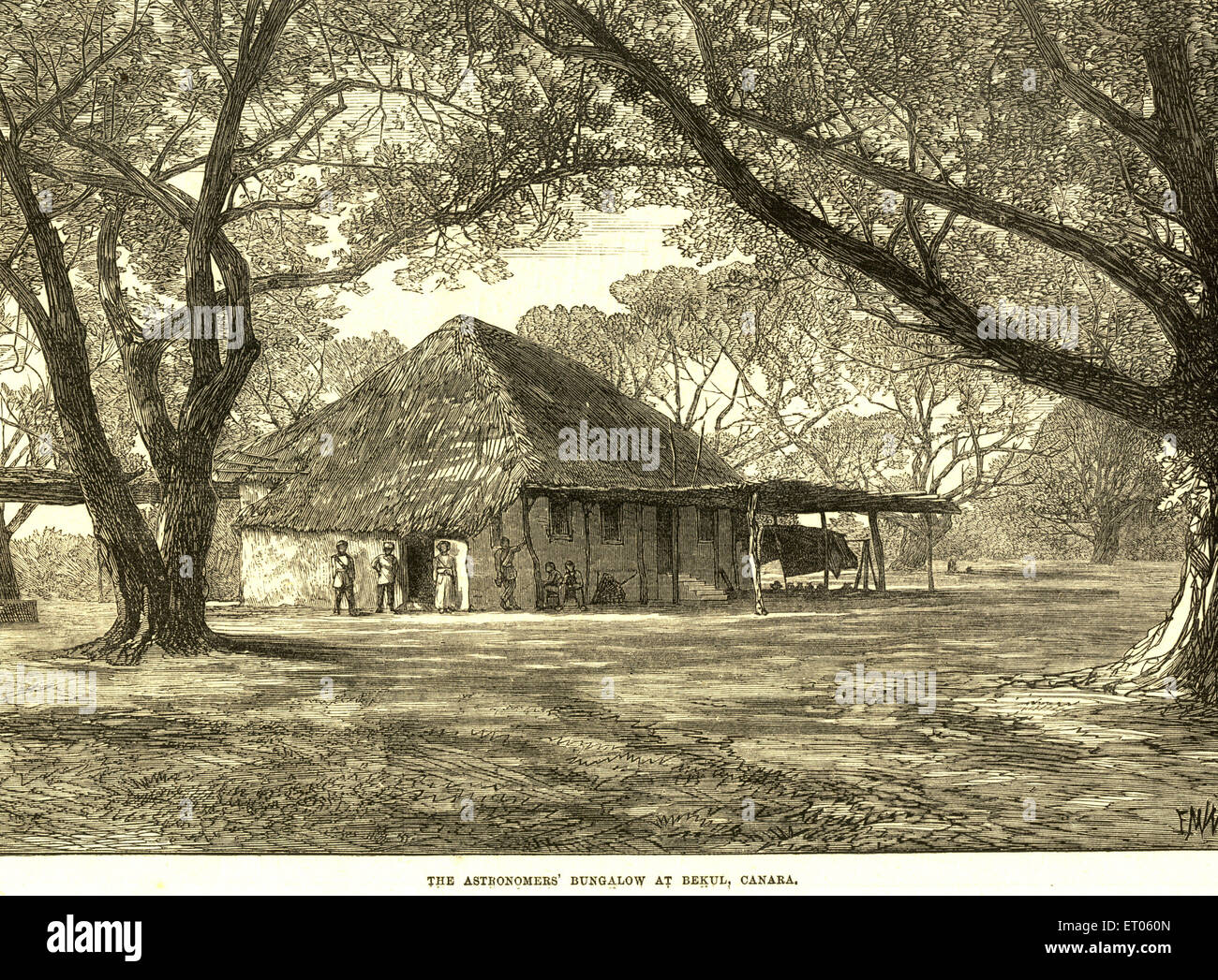 The astronomers bungalow ; Betul ; Canara ; Madhya Pradesh ; India Stock Photo