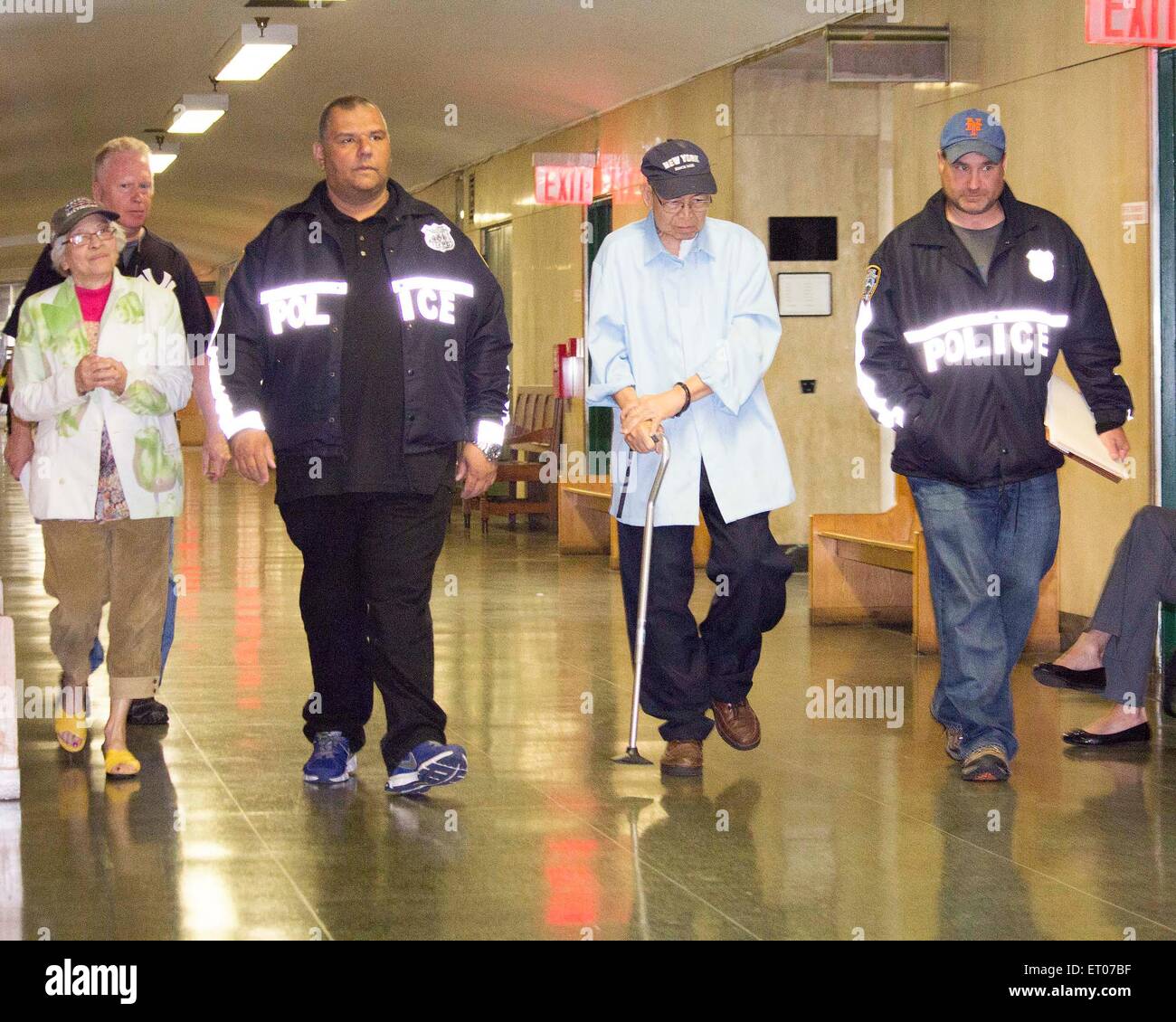 New York, New York, USA. 9th June, 2015. ROGELIO LUCAS, right, and