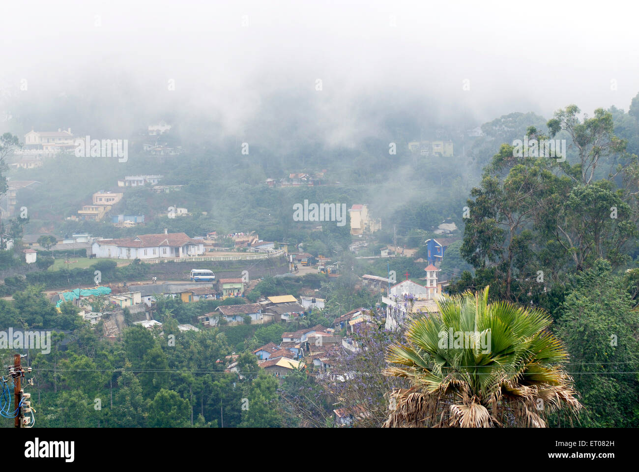 Coonoor hill station ; Nilgiris ; Tamil Nadu ; India Stock Photo