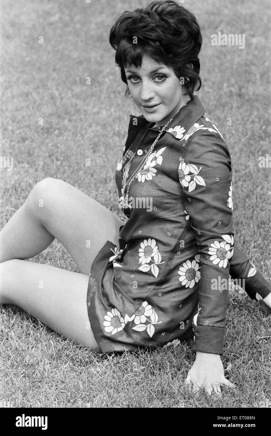 Yvonne Paul, Actress, Model & Dancer, aged 22, pictured 22nd June 1969. Stock Photo