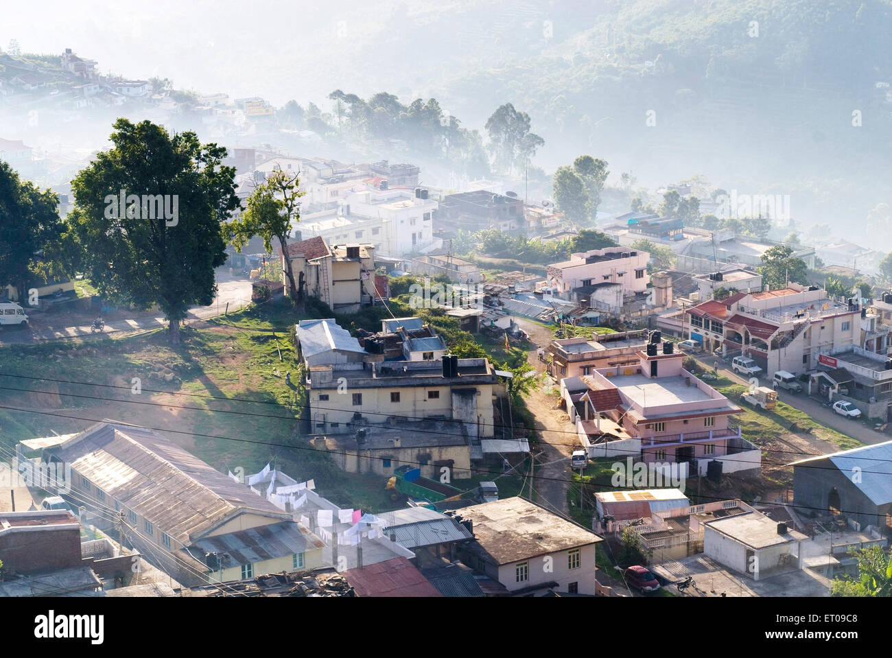 Kodaikanal popularly known as Kodai is situated in Palani hills at 2133 meter above sea level ; Tamil Nadu ; India Stock Photo