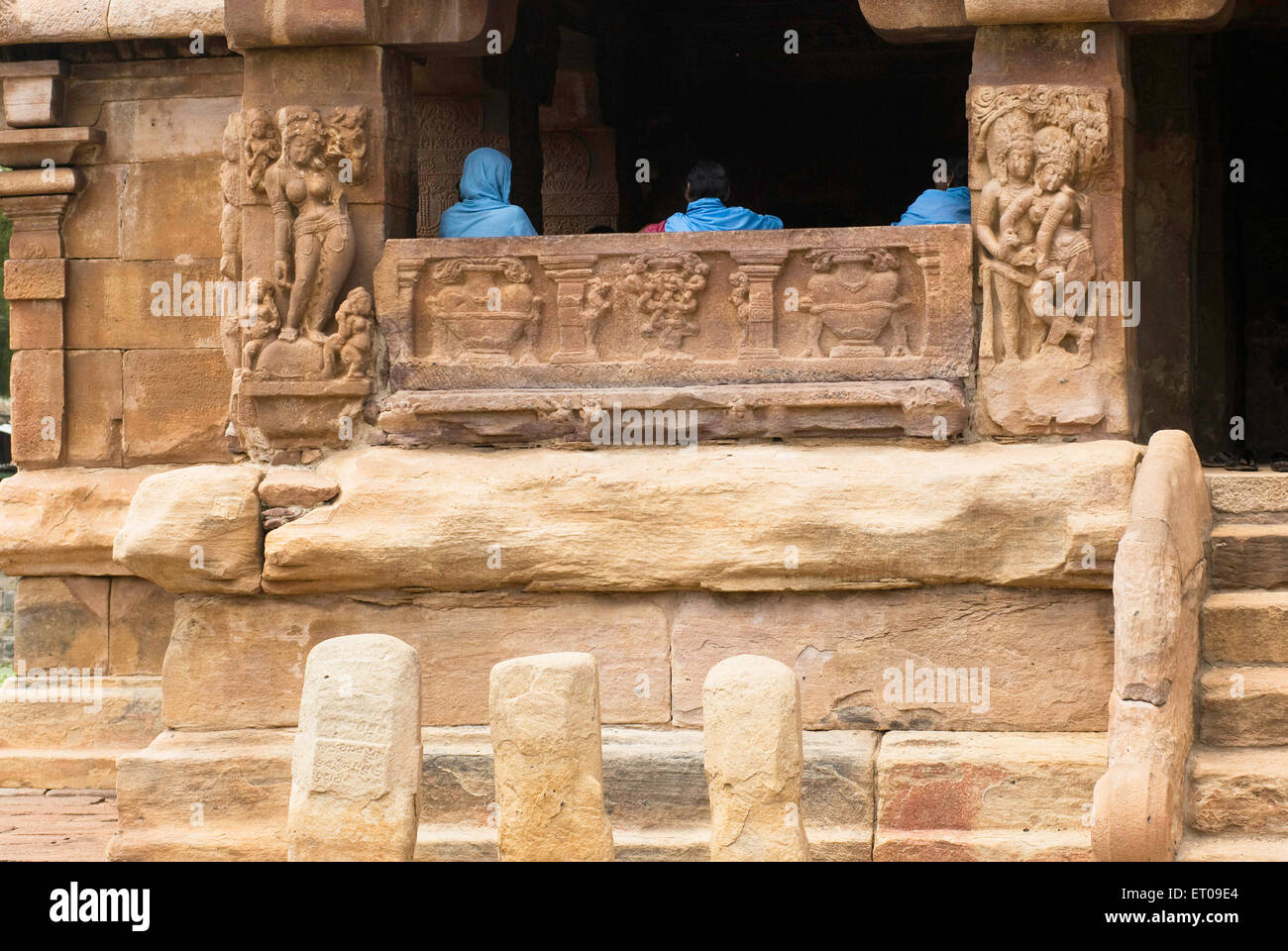 Ladkhan temple built in 7th century ; Aihole ; Karnataka ; India Stock Photo