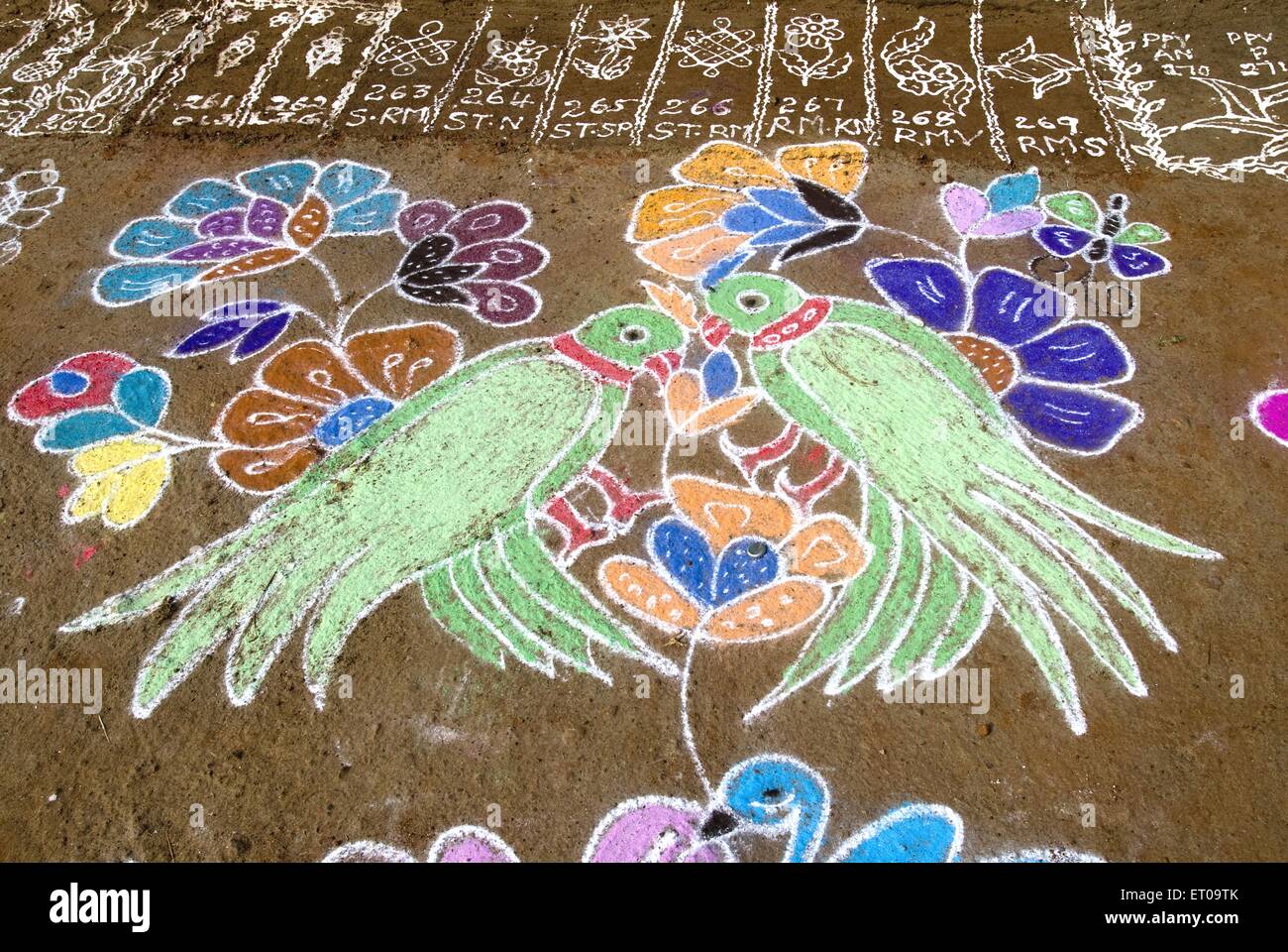Tamil kolam hi-res stock photography and images - Alamy