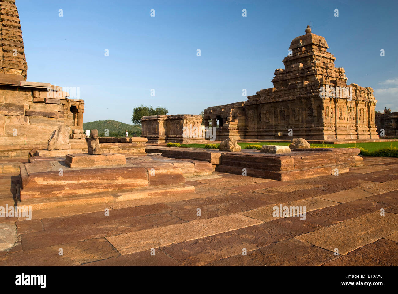 UNESCO World Heritage Site ; Sangameswara temple is oldest 720 A.D. ; Pattadakal ; Karnataka ; India Stock Photo