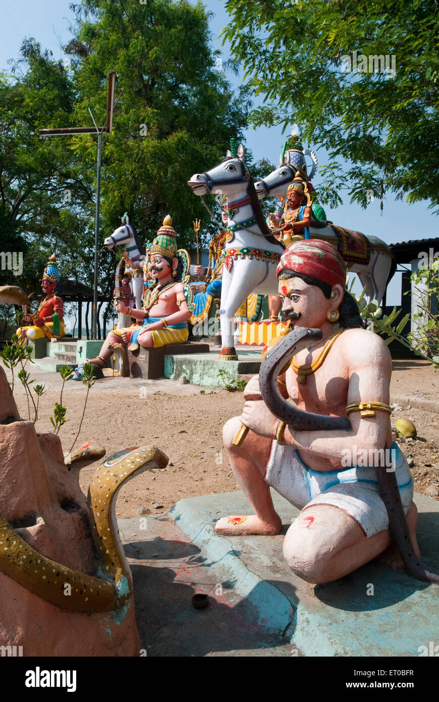 Village Guardian temple Muniappan in Dharmapuri ; Tamil Nadu ; India Stock Photo