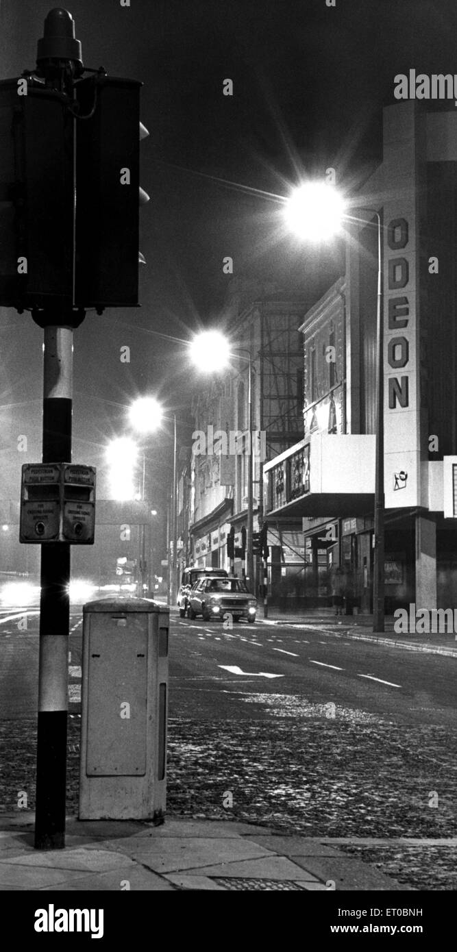 General scene of The Odeon Cinema in London Road Liverpool, Merseyside. 14th February 1980 Stock Photo