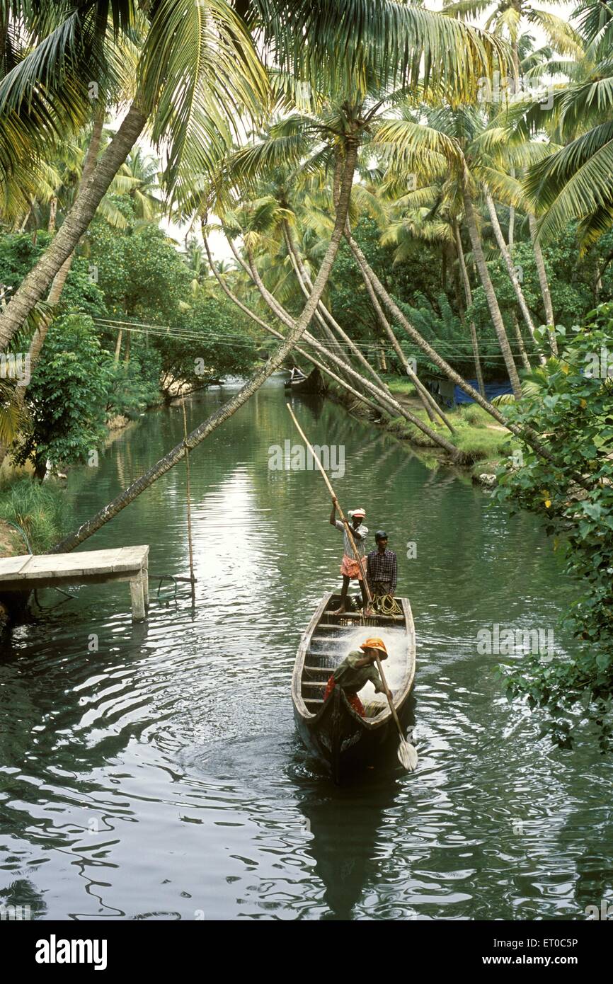 Backwaters of Kerala ; India Stock Photo
