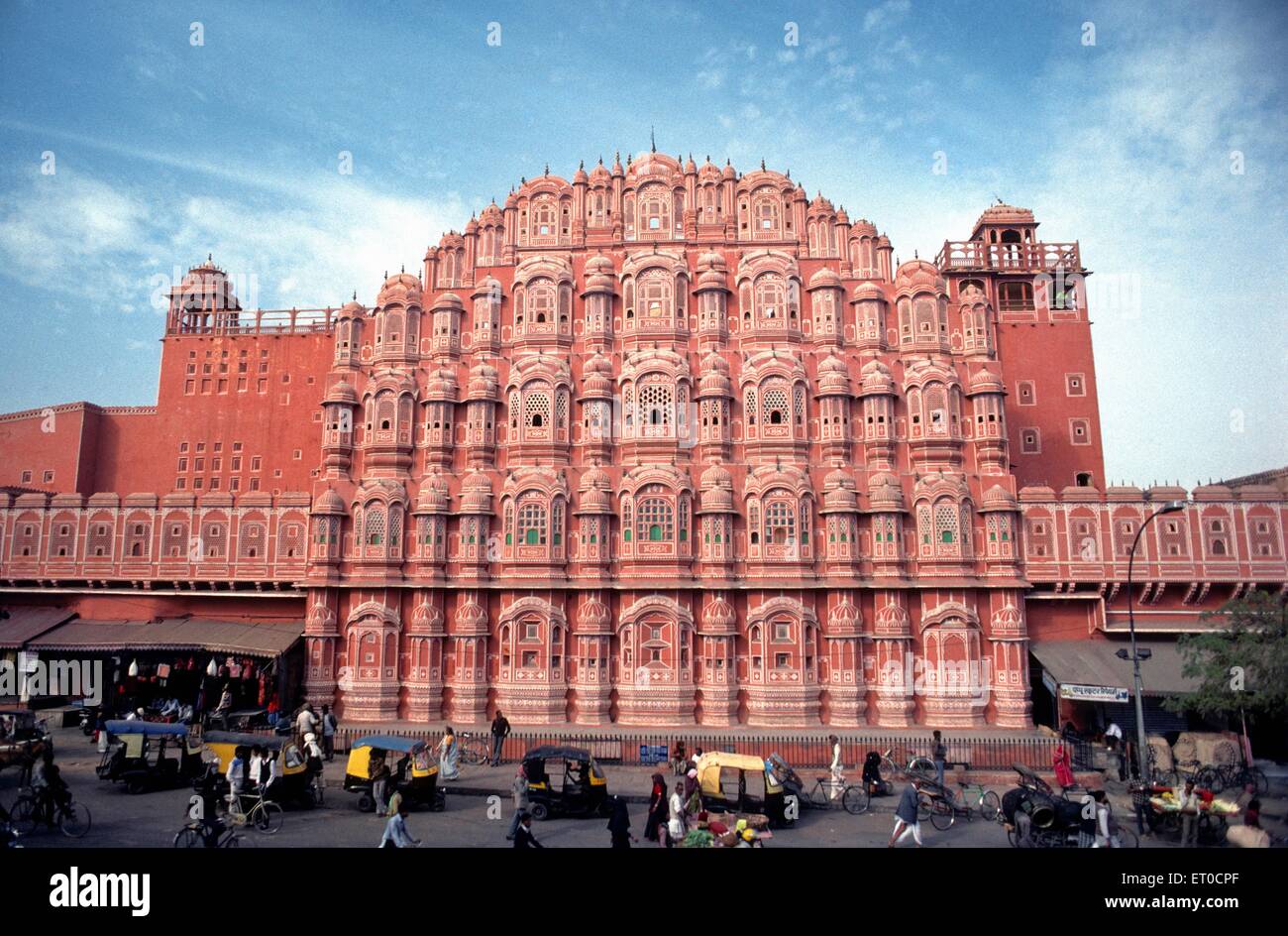 Hawa Mahal palace of wind ; Jaipur ; Rajasthan ; India Stock Photo