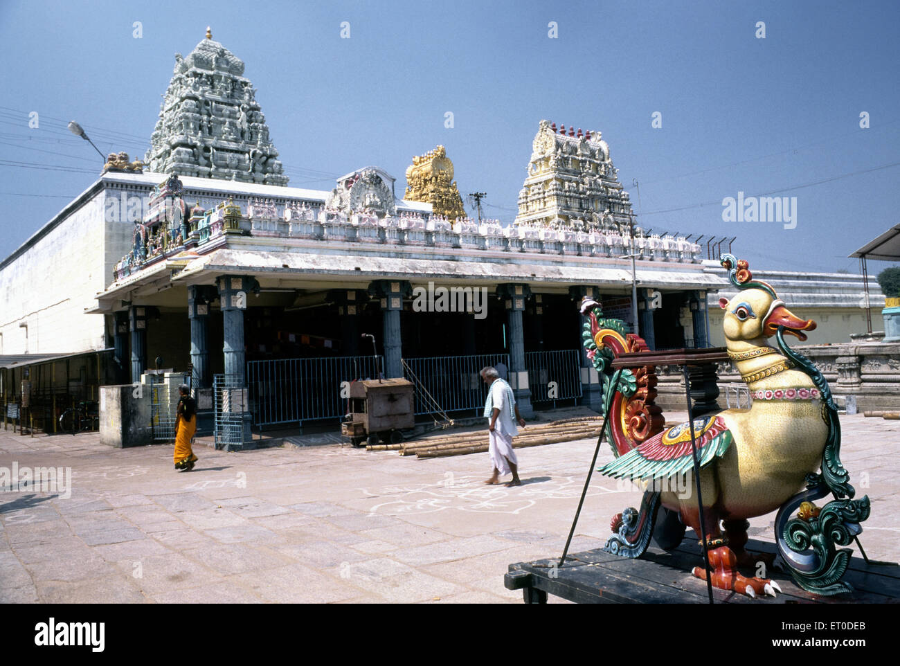 Kamakshi Amman temple ; Kanchipuram ; Tamil Nadu ; India Stock Photo