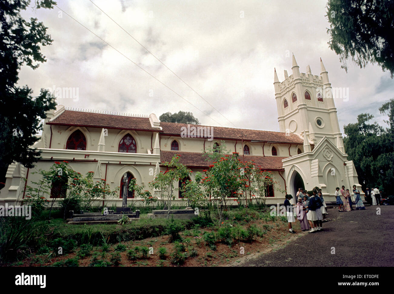 All saints church ; Connor ; Nilgiris ; Tamil Nadu ; India Stock Photo