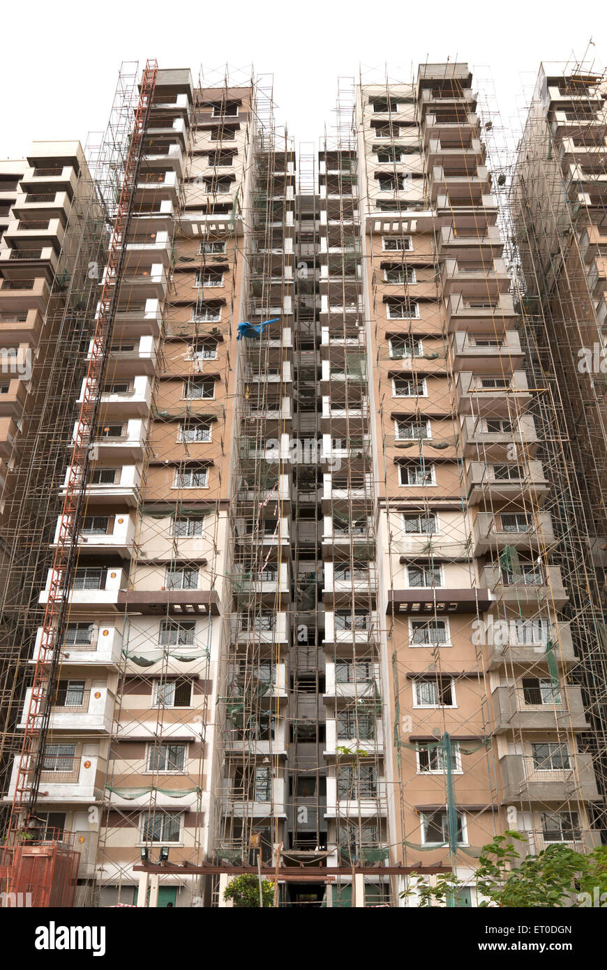Construction of apartments ; Bangalore Bengaluru ; Karnataka ; India