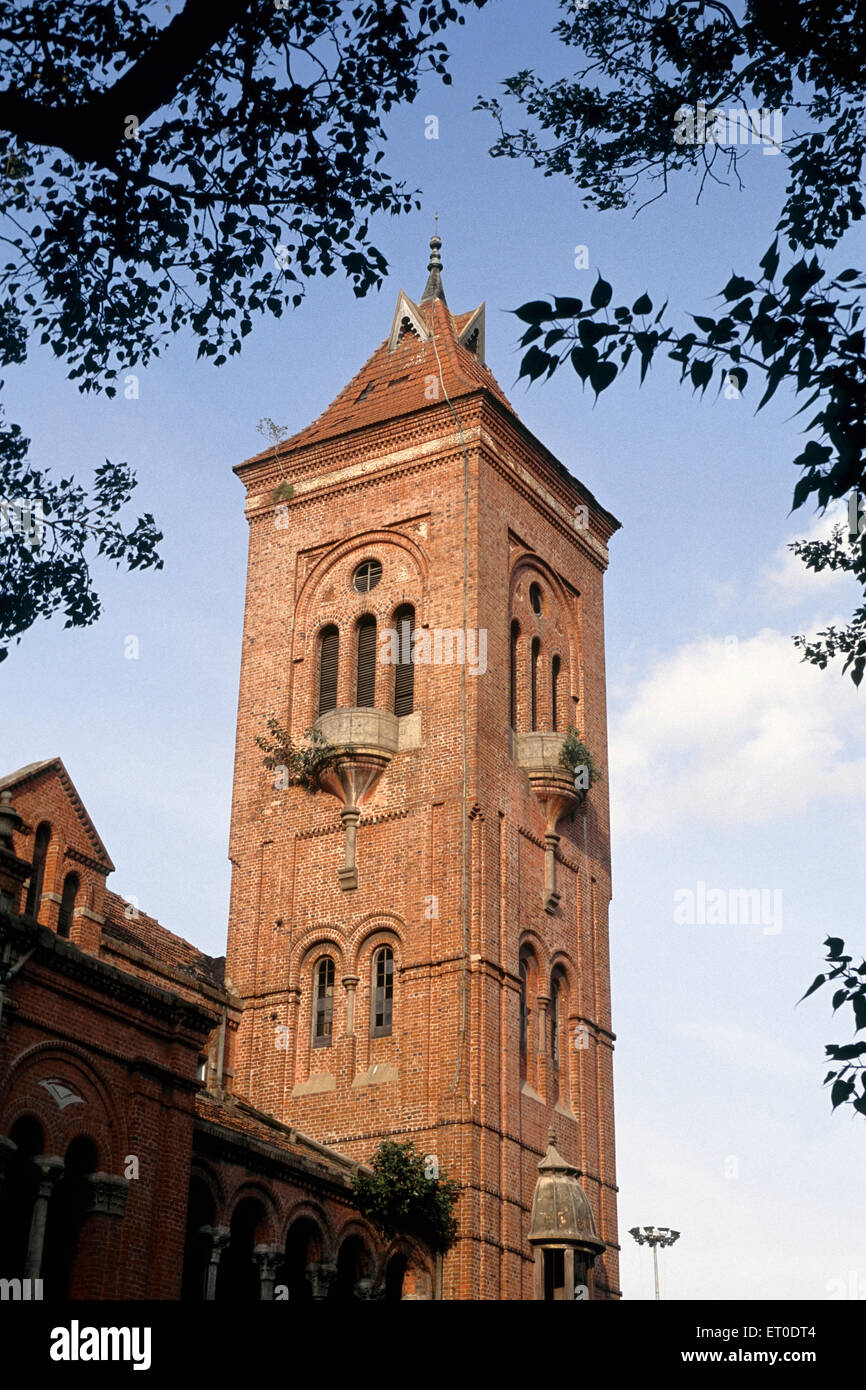 Tower In Victoria Public Hall Town Hall Madras Chennai Tamil Nadu India Stock Photo Alamy