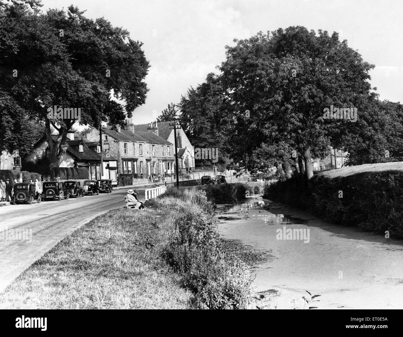 VIews of Great Ayton, North Yorkshire. September 1949 Stock Photo Alamy