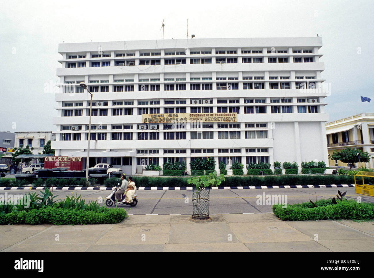 Chief Secretariat Government building, Pondicherry, Puducherry, Tamil Nadu, Union Territory , UT, India, Asia Stock Photo