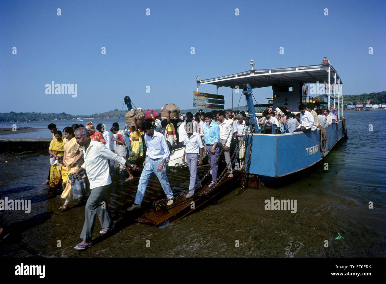 Panjim ferry, Panaji, Goa, India, Asia Stock Photo