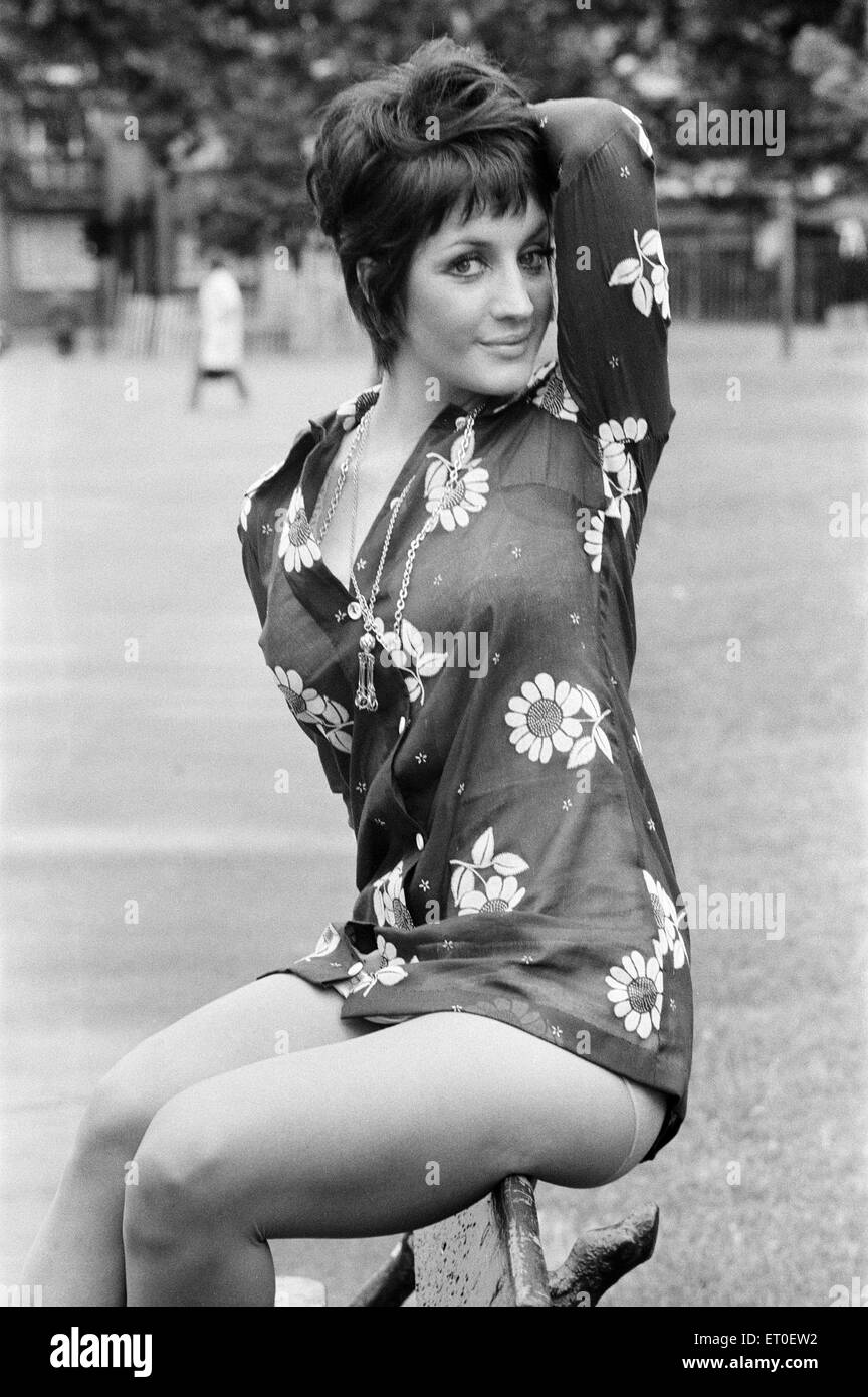 Yvonne Paul, Actress, Model & Dancer, aged 22, pictured 22nd June 1969. Stock Photo